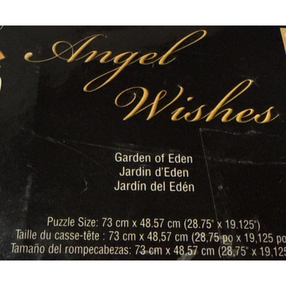Kathleen Francour Angel Wishes Garden of Eden‎ 1000 Piece Jigsaw Puzzle Cottage